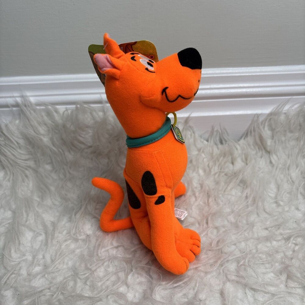 βNWTβ ~Scooby-Doo Fluorescent Plush Neon Orange Toy Factory 9" Halloween π ~ β - Picture 5 of 16